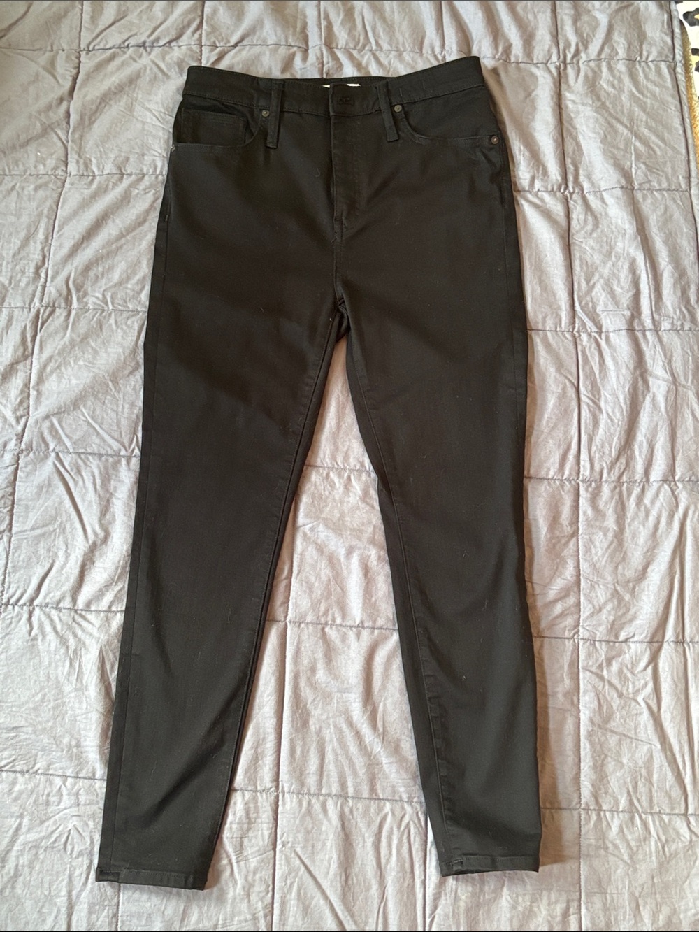 Madewell Black Curvy Skinny High-Rise Jeans